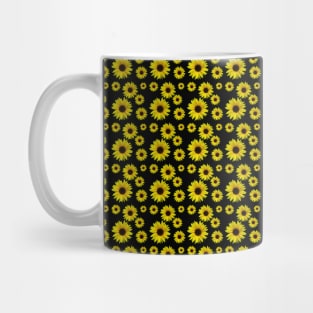 blooming sunflowers sunflower Mug